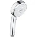 GROHE Handbrause Tempesta Cosmopolitan 100, 27575002,verchromt, mit 4 Strahlarten, wassersparend, Ø 10 cm