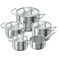 ZWILLING TWIN Classic Kochtopfset 5-tlg, 18/10 Edelstahl