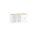 SoBuy Kücheninsel Weiß 170x60x88,5cm Industriell