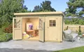 weka Gartenhaus 254 Gr.1, 28 mm, DT, Nebenraum ET