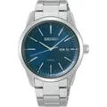 Seiko SNE525P1 Herren-Armbanduhr, Edelstahl-Gehäuse, Metall-Armband, Solarbetrieb - Silber