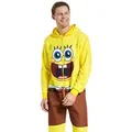 Opposuits Kostüm SpongeBob Onesie, Megagemütlicher Einteiler - offizielles Spongebob-Kostüm! gelb M