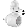 revolt Steckdose mit PIR-Bewegungs- und Licht-Sensor, bis 2.300 Watt / 10 A