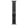 Apple Watch Band - Milanaise Armband - 49 mm - Schwarz - Large