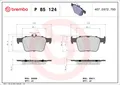 BREMBO Bremsbelagsatz Scheibenbremse PRIME P 85 124 für VW AUDI GOLF SEAT A3 1KJ