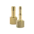 Druckluft Schlauchtülle Messing mit Überwurfmutter IG 1/4" für 9 mm Schlauch