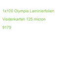 1x100 Olympia Laminierfolien Visitenkarten 125 micron 9179 (4030152091799)