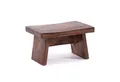 DESIGN DELIGHTS Hocker NOSTALGISCHER FUßHOCKER "SCHEMEL", Altholz massiv, Holzhocker, 02 h