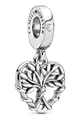 PANDORA Schmuck Silber Charm-Anhänger Herz Familienbaum 799149C00
