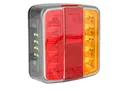 10105 LEDRückleuchte Anhänger, 12 V, mit Kennzeichenbeleuchtung, Schwarz