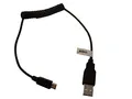 vhbw Micro-USB Kabel (USB A auf Micro USB) kompatibel mit Sony Cybershot DSC-HX90, DSC-HX80, DSC-HX60V, DSC-HX60 - USB Datenkabel, 100 cm Schwarz