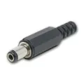 world-trading-net - DC-Stecker 5,5x2,5mm, Lötanschluss & Knickschutz, Kunststoffhülse zum Aufschrauben, 2 Pin Stecker für Modellbau & Reparaturen