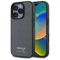 CG MOBILE Red Bull Carbon Fiber Shiny Logo kompatibel mit MagSafe Hülle für iPhone 16 Pro (Schwarz)