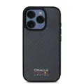 Red Bull iPhone 16 Pro Hülle Case MagSafe Shiny Logo Real Carbon Fiber black