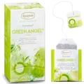 Ronnefeldt Teavelope Green Angel, Aromatisierter Grüner Tee mit Birne-Pfirsichgeschmack, Bio-Qualität, Teebeutel (25 x 1,5 g)