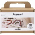 Creativ Mini-Bastelset Makramee, Regenbogen, 1 Packung