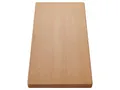 BLANCO Schneidbrett aus massiver Buche | 540 x 260 mm | Für Spülen und Becken mit klassischem Einbau von oben. An den Außenkanten der Spüle geführtes Schneidbrett flexibles Arbeiten. | [54x26x2,8 cm]