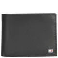 Tommy Hilfiger Herren Geldbeutel Eton mit Münzfach, Schwarz (Black), Einheitsgröße