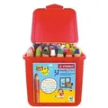 Buntstift, Wasserfarbe & Wachsmalkreide - STABILO woody 3 in 1 - 38er Pack mit Spitzer und Pinsel - mit 38 verschiedenen Farben