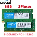 Crucial DDR4 16GB KIT 2 x 8GB 2400 MHz PC4-19200 SODIMM 260-Pin Laptop Memory