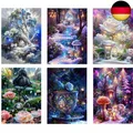 6 Pack Diamond Painting Set, Diamant Painting Bilder DIY Erwachsene Wohnzimmer