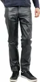 Maddox - Herren Lederhose Lammnappa schwarz : 58