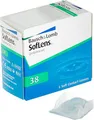 Bausch + Lomb SofLens 38 Monatslinsen, sphärische Kontaktlinsen, weich, 6 Stück / BC 9.0 mm / DIA 14 / -0.50 Dioptrien