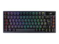 ASUS ROG Azoth - Tastatur - 75 % Mini-Tastatur - mit OLED-Display - backlit - kabellos