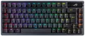 Asus ROG Azoth USB, Funk, Bluetooth Gaming-Tastatur Deutsch, QWERTZ Schwarz Beleuchtet, Abnehmbare
