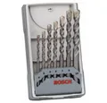 BOSCH Spiralbohrer Betonbohrer Set, Silver Percussion, 7-teilig, 4, 5, 6, 6, 7 2607017082