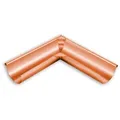 Rinnenwinkel Grömo Außeneck 90°, halbrund, Schenkellänge 500mm, Kupfer, verschiedene Größen (Ausführung: Nenngröße 333. Ø 153mm. Schenkellänge 500mm)