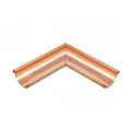 Kupfer Außenwinkel lang gelötet für halbrunde Dachrinne RG333 Winkel 90° Grad