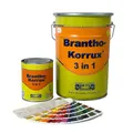 Brantho Korrux 3in1 Rostschutzfarbe - Primer, Rostschutz und Lack RAL 9010 - reinweiss / 750ml