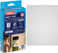 tesa Fliegengitter-Gewebe Klett Fliegengitter Premium für Fenster, Insektenschutz mit Klettband, (Packung, 1-St., Fliegennetz, Klettband, Andrück und Schneidehilfe), selbstklebende Insektenschutz - 100 cm x 100 cm