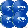 NIVEA Creme 4 x 250ml – Reichhaltige Pflege für alle Hauttypen & jeden Tag
