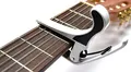 KAPODASTER KONZERTGITARRE - CAPODASTER FÜR GITARREN - CLASSIC KAPO IN WEIß - INCL. 3x PLEKTREN GRATIS