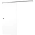 inova Holzschiebetür Weiß 900 x 2150 mm Komplettset mit Griffmuschel inkl. 2Seitiger Softclose