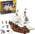 LEGO Creator 31109 Piraten 3-in-1 Piratenschiff Taverne und Totenkopfinsel