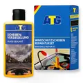 ATG® Scheibenreparatur Set mit UV-Lampe + Scheibenversiegelung 250ml – DIY Reparatur bei Steinschlag & Regen-Abperleffekt – Klarer Durchblick & Schutz für Windschutzscheiben