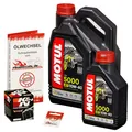 Suzuki VS 1400 Intruder, 87-03, VX51L; Motul 10w40 Öl; K&N Ölfilter Motorölset