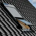 VELUX Solar-Rollladen SSL 0000S Aluminium Dunkelgrau, 114x140 cm (SK08)