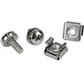 StarTech 20er-Pack M5 12mm Schrauben, Käfigmuttern und Werkzeug für 19 und 10 Zoll Serverracks, Netzwerkschränke und Gehäuse, Silber, TAA