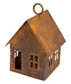 Edelrost Haus zum Aufhängen