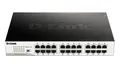 D-Link DGS-1024D Netzwerk-Switch Unmanaged Gigabit Ethernet (10/100/1000) 1U Schwarz, Silber (DGS-1024D)