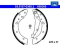 Bremsbackensatz ATE 03.0137-0365.2 für Toyota Avensis