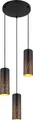 Globo Lighting Hängeleuchte Metall schwarz matt, 4x E27