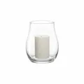 Leonardo Giardino Windlicht, Tischlicht, Wind Licht, Glas, Klar, H 18 cm, 10252