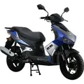 Mofaroller Mustang FI 50 ccm 25 kmh EURO 5 blau-grau - Blau/Grau