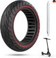 OUXI 10×2.5 Zoll Ersatz-Vollgummireifen 60/70-6.5 Für Ninebot G30 Max /G30D mit