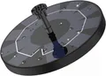 AISITIN Solarbrunnen Solar Teichpumpe 6 Sprüheffekte Garten Teich Vogelbad 2,5W